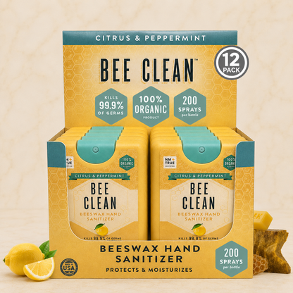 Organic Beeswax Hand Sanitizer - Citrus and Peppermint