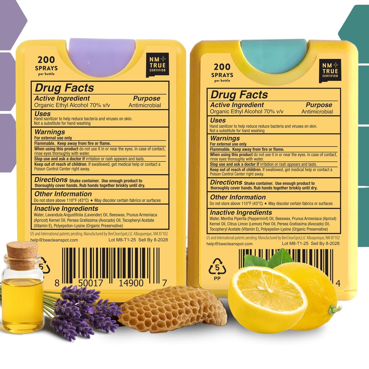 Organic Beeswax Hand Sanitizer - Variety Pack