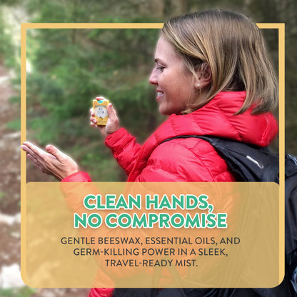 Organic Beeswax Hand Sanitizer - Citrus and Peppermint