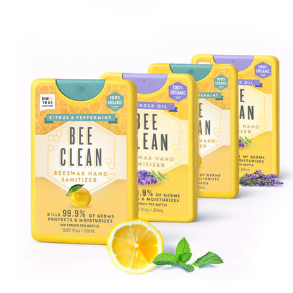 Organic Beeswax Hand Sanitizer - Variety Pack