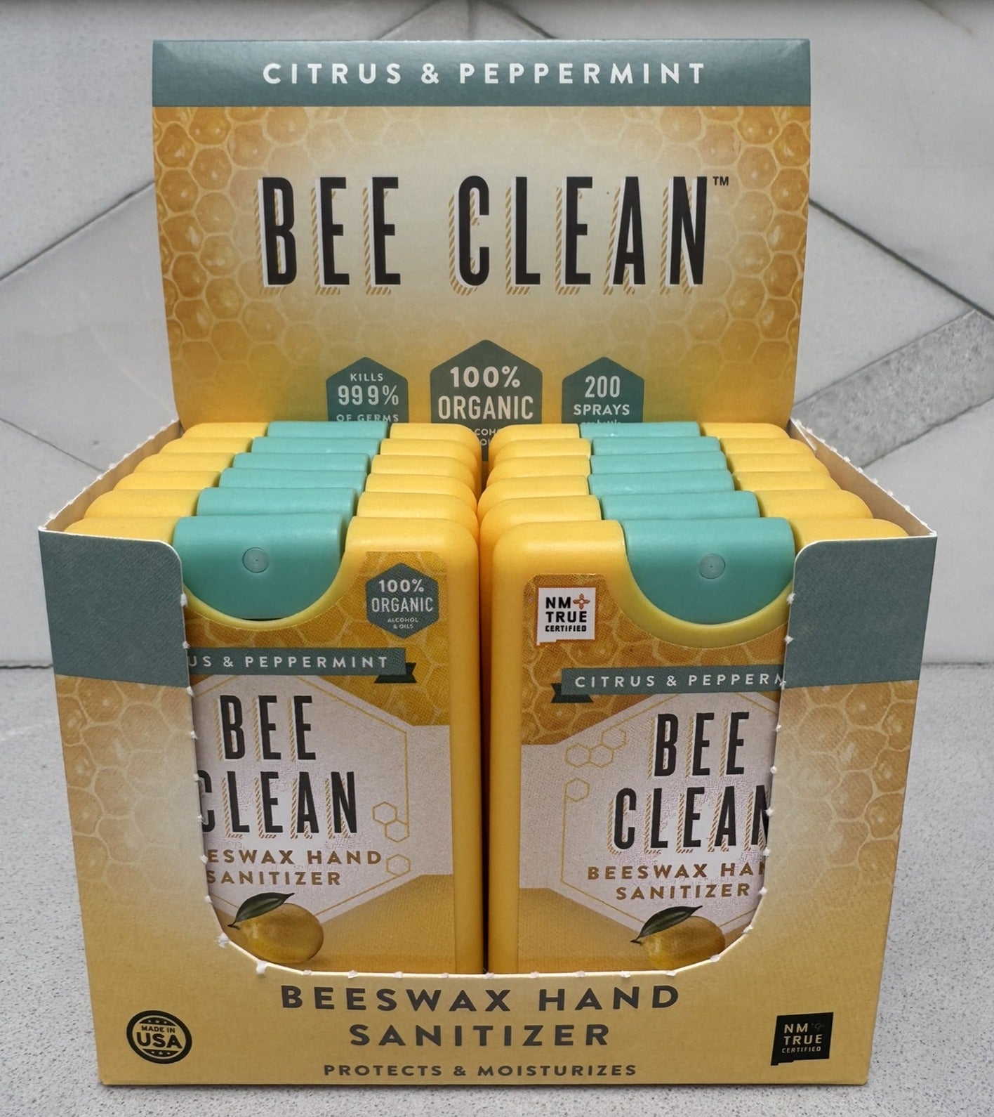 Organic Beeswax Hand Sanitizer - Citrus and Peppermint