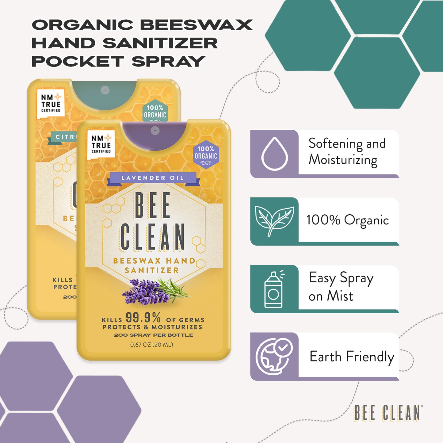 Organic Beeswax Hand Sanitizer - Variety Pack