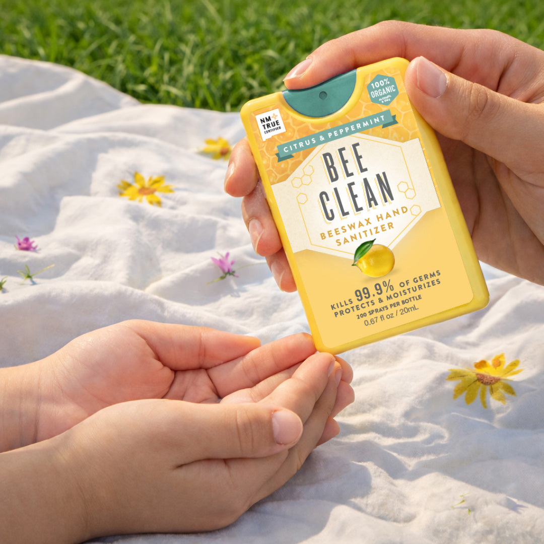 Organic Beeswax Hand Sanitizer - Citrus and Peppermint