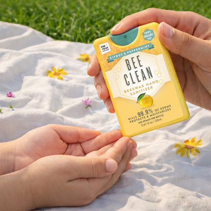 Organic Beeswax Hand Sanitizer - Citrus and Peppermint