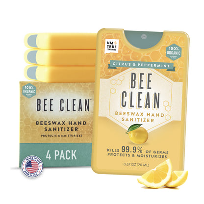 Organic Beeswax Hand Sanitizer - Citrus and Peppermint