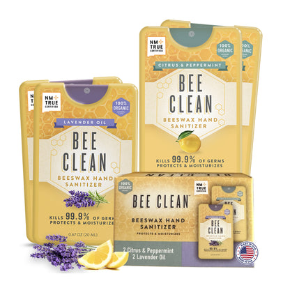 Organic Beeswax Hand Sanitizer - Variety Pack